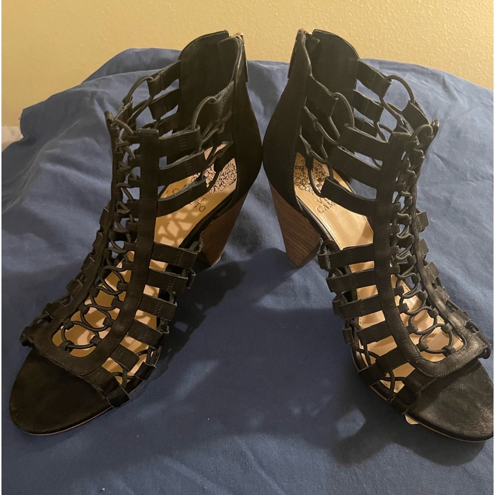 Black Vince Camuto sandals
